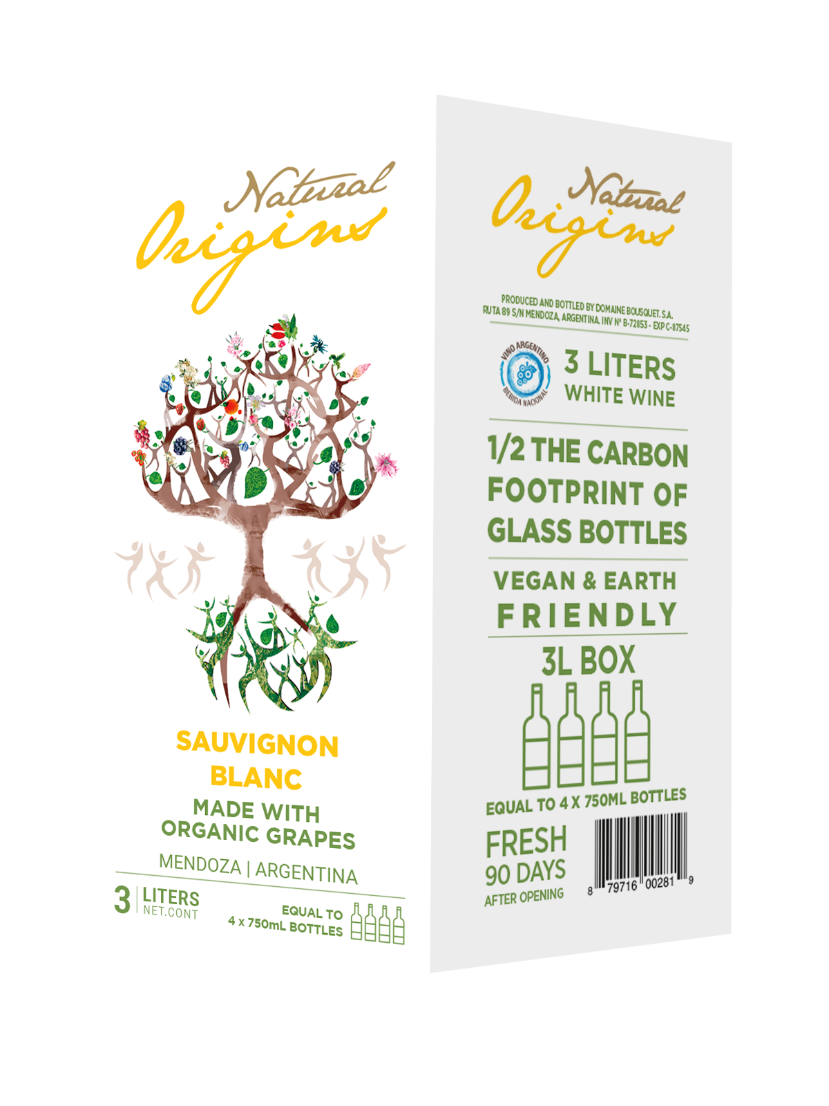 Natural Origins Sauvignon Blanc Orgánico