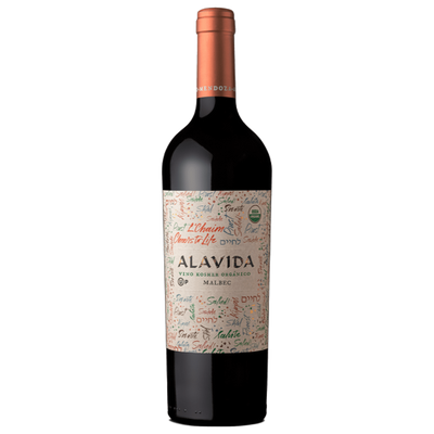Alavida Malbec Kosher Passover Mevushal Orgánico (Pesaj)